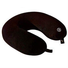 Neck Travel Pillow Black 10.6x29.8cm