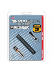 Maglite Solitaire 1-Cell AAA Incandescent Flashlight Black 2 Lumen K3A016