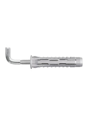 Nylon And Steel Universal Wall Plug And L-Hook Pack 8 x 40mm 2Pcs