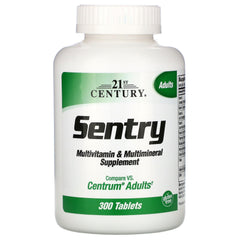 Sentry Multivitamin And Multimineral Supplement 300 Tablets