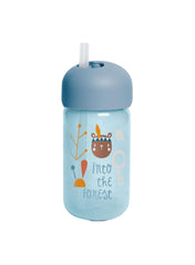 Straw Trainer Bottle Forest Blue For Babies L3