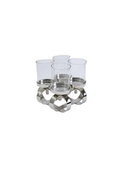 Cody Metal Pillar Candle Holder Set