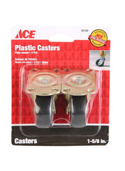 Ace Plastic Casters Pack Of 2 4cm 51131