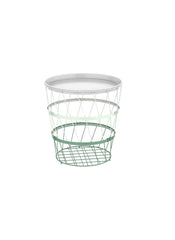 Shauna Metal Accent Table With Storage