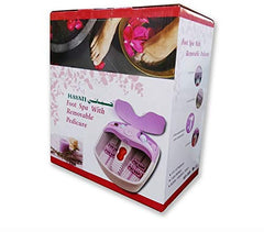 Foot Spa with removable pedicure