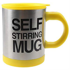Self Stirring Mug - Yellow