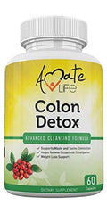 Colon Detox Advanced Cleansing Formula Supplement - 60 Capsules