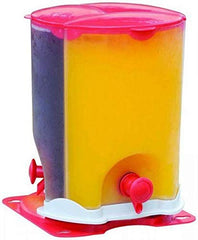 Drink Dispenser, 3 plastic compartments