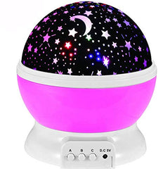 Romantic Rotating Night Light Colorful LED Night Light Star Sky Projection Lamp 042