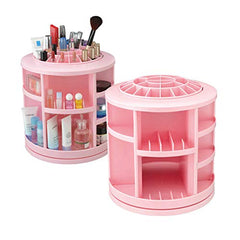 360° Rotating Cosmetics Storage Case, sq-1079, Pink