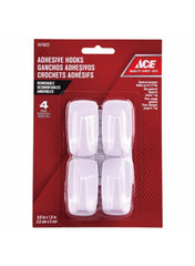 Ace Adhesive Hooks 2.5 x 5cm 4Pcs