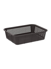 Small Fruit Tray Storage Basket Dark Brown 32 X 23 X 9Cm