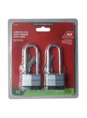 Laminated Long Shackle Padlocks With Keys 4cm 2Pcs