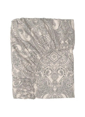 Fitted Sheet Beige Dark Grey 180x200cm