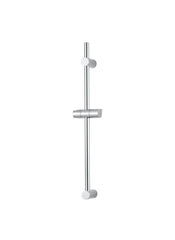 GoodHome Cavally Plastic & Stainless Steel Adjustable Shower Riser Rail