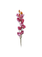 Single Orchid Artificial Flower Branch 77 Cm