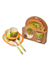 Bamboo Fibre Kids Dinner Set 5 Pc