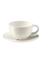 Teacup With Saucer Off White 26 Cl