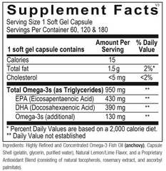 Support Omega Dietary Supplement - 120 Gel Capsules