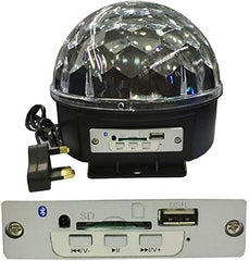 Rgb- Led Crystal Magic Ball Stage Light With Mp3 Player, Usb/Sd/Bluetooth