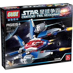 226-Piece Star War Fighters Building Block Set 8613 - Telemall UAE