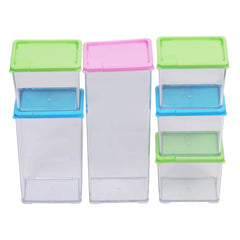 Stack Smart Convenient Door Pocket Storage Container 12Pcs Set Multicolor