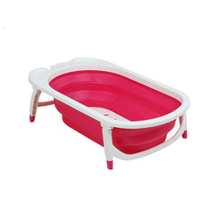 Children Folding Bath Tub Red
