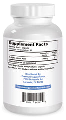 R-Alpha Lipoic Acid 300mg - 90 Capsules