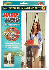 Screen Door Curtain Magic Mesh Hands Net Magnetic Anti Mosquito Bug Divider Curtain