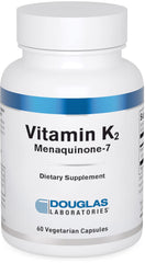 Vitamin K2, Menaquinone-7 Soy-Free Dietary Supplement - 60- Capsules