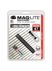 Maglite Solitaire 1-Cell AAA LED Flashlight Black 47 Lumen SJ3A016