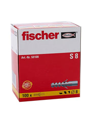 Fischer Expansion S Plug 0.8cm Pack Of 100