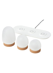 4 Piece LED Decoration Lighting Set With Charging Tray
