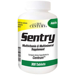Sentry Multivitamin Multimineral Supplement 300 Tablets