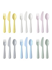 18 Piece Cutlery Set Mixed Colors