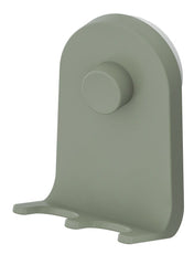 Triple Hook With Suction Cup Grey Green 7 X 11 Cm