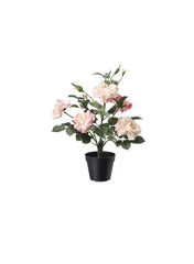 Artificial Potted Plant In Outdoor Rose Pink