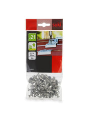 No 21 Stainless Steel Screws With Sealing Washers 4 5 X 25 Mm 30 Pieces