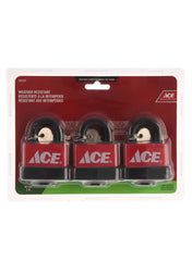Weatherproof Laminated Steel Padlock Pack 50mm 3Pcs
