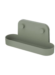Wall Shelf With Suction Cup Grey Green 28 Cm