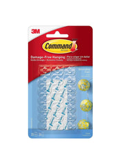 3M Command Large Clear Decorating Clips With Strips Holiday Pack
