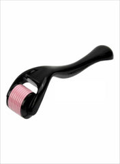 Derma Skin Roller 540 Titanium Micro Needle 0.25 mm Roller for Dark Spots and Tighten Skin Black & Pink