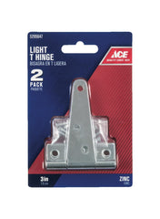 Steel Light Duty T Hinge 7.62cm 2Pcs