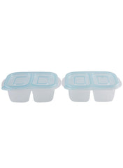 Food Containers With 2 Sections 260Ml Pack Of 2