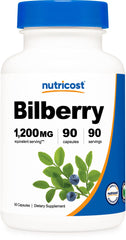 Bilberry 1200mg Dietary Supplement - 90 Capsules