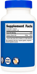 Vitamin B2 100mg Dietary Supplement - 120 Capsules