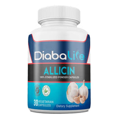 Diabalife Allicin 500Mg Dietary Supplement - 30 Vegetarian Capsules