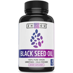 Black Seed Oil Dietary Supplement- 60 Vegetarian Capsules