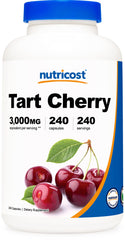 Tart Cherry Extract 3000mg Dietary Supplement - 240 Veggie Capsules