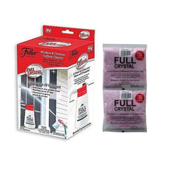 Window And Outdoor Surface Cleaner With Full Crystal Refill Packet Clear 946ml - Telemall UAE